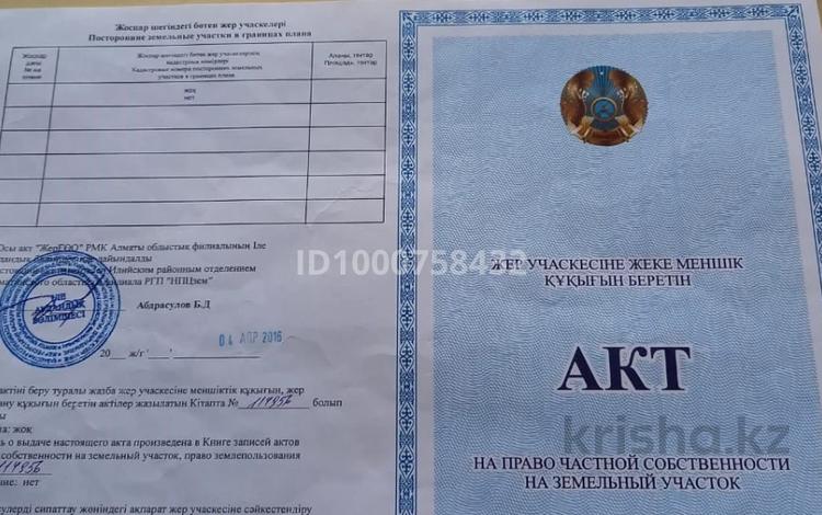 Жер телімі · 11 сотық, Жаңаталап, Набережная 20Г, бағасы: 13.9 млн ₸ в Алатау, Жанаталап — фото 2