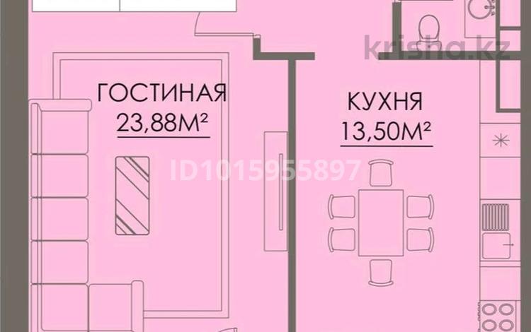 1-комнатная квартира · 50 м² · 5/7 этаж, 40-й мкр 2 за 25 млн ₸ в Актау — фото 3