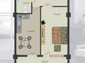 1-бөлмелі пәтер · 58 м² · 8/9 қабат, мкр Шымсити, Байдибек би 10/3, бағасы: 34.8 млн ₸ в Шымкенте, Абайский р-н — фото 12