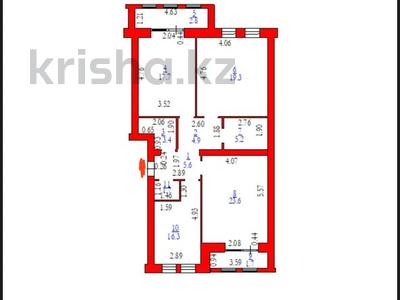 3-комнатная квартира, 102.2 м², 3/4 этаж, Батыс 2 1 за 19.5 млн 〒 в Актобе