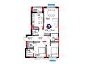 3-комнатная квартира · 103.77 м², мкр Нурсая, Абулхайр-хана 69/1 за ~ 55 млн ₸ в Атырау — фото 3