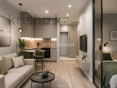 1-комнатная квартира · 34.5 м² · 1/12 этаж, мкр Акбулак, Момышулы 100 за 32 млн ₸ в Алматы, Алатауский р-н