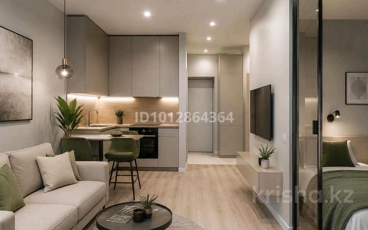 1-комнатная квартира · 34.5 м² · 1/12 этаж, мкр Акбулак, Момышулы 100 за 32 млн ₸ в Алматы, Алатауский р-н — фото 2