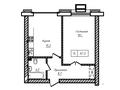 1-комнатная квартира · 47 м², просп. Кошкарбаева 54/3 за ~ 29.6 млн ₸ в Астане, Сарайшык р-н — фото 3