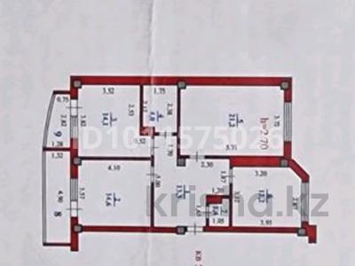 3-бөлмелі пәтер · 84 м² · 2/9 қабат, мкр Жана Орда 7, бағасы: 29 млн 〒 в Уральске