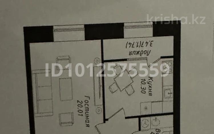 1-бөлмелі пәтер · 41.7 м² · 9/10 қабат, Шамши Калдаяков — Тынышбайулы, бағасы: ~ 20 млн ₸ в Астане, Сарайшык р-н — фото 4
