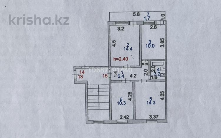 3-комнатная квартира, 60.3 м², 5/5 этаж, Аманжолова 38 А 15 — Триуголника напротив за 24.5 млн 〒 в Жезказгане — фото 11