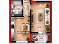 1-бөлмелі пәтер · 41.75 м² · 3/14 қабат, E-908 24 — проспект Улы дала, бағасы: ~ 20 млн ₸ в Астане, Нура р-н — фото 12