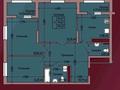 3-комнатная квартира · 99.43 м² · 14/14 этаж, Набережная — Аль-Фараби за 65 млн ₸ в Костанае