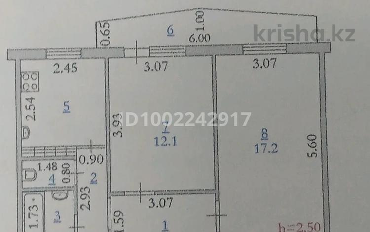 2-комнатная квартира · 48 м² · 1/5 этаж, мкр 5 — Стадион, школа #3 #24, садик ,все удобства. за 15.5 млн 〒 в Актобе — фото 2