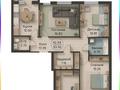 3-бөлмелі пәтер · 94 м² · 4/9 қабат, Чингиза Айтматова 46/1, бағасы: 60 млн ₸ в Астане, Нура р-н