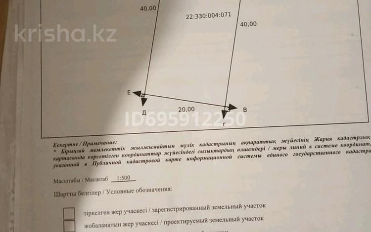 Участок 8 соток, мкр Бозарык Тянь Шань 5 за 8.1 млн 〒 в Шымкенте, Каратауский р-н — фото 5