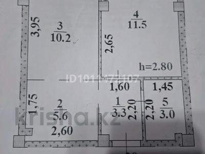 2-бөлмелі пәтер · 33.6 м² · 2/3 қабат, Жангозина 61Б, бағасы: 15.8 млн 〒 в Каскелене