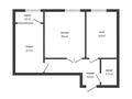 2-бөлмелі пәтер · 70.2 м² · 3/9 қабат, мкр Тараз, Байтерекова 2б, бағасы: 37.5 млн ₸ в Шымкенте, Аль-Фарабийский р-н — фото 6