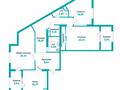 3-бөлмелі пәтер · 128.1 м² · 6/12 қабат, мкр Жеруйык, Маденова 1В — проспект Абулхайр-Хана, бағасы: 55 млн ₸ в Атырау — фото 2