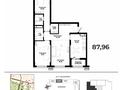 3-комнатная квартира · 87.98 м², Р. Кошкарбаева 30 — БЕЗ КОМИССИИ!!!!! за ~ 54.2 млн ₸ в Астане