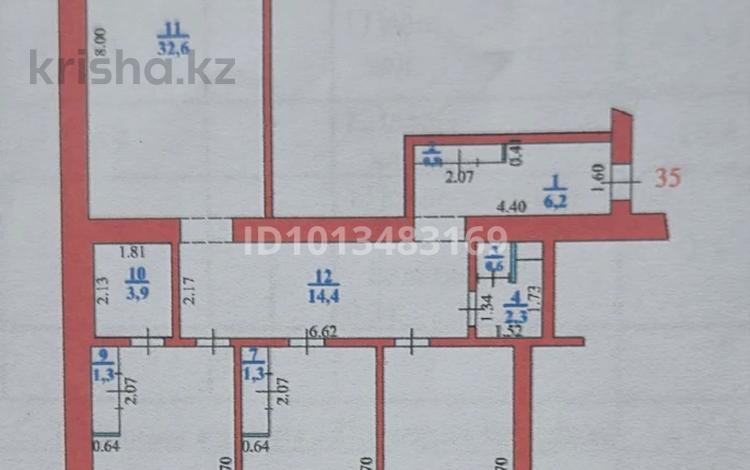 3-бөлмелі пәтер · 116.5 м² · 4/5 қабат, Мухита 121 — проспект Абая, бағасы: 46 млн ₸ в Уральске, мкр Школьник — фото 2