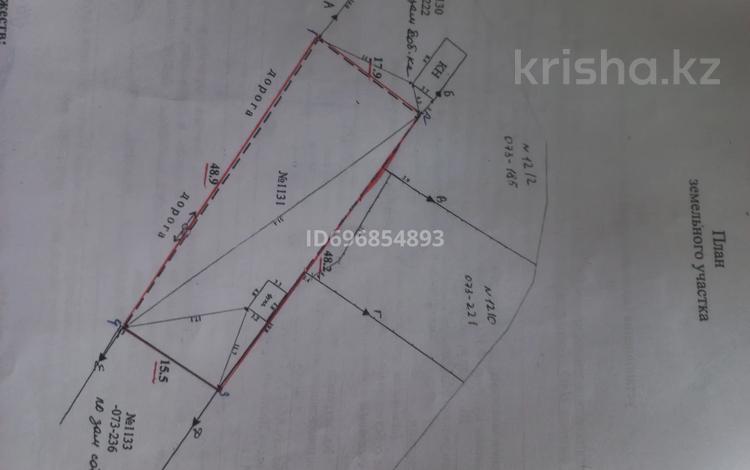 Участок 8.1 сотка, Левый Восточный 1131 за 1 млн 〒 в Семее — фото 2