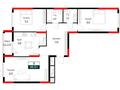 3-бөлмелі пәтер · 96.51 м², Е-882 13в, бағасы: ~ 42.3 млн ₸ в Астане, Сарыарка р-н — фото 3