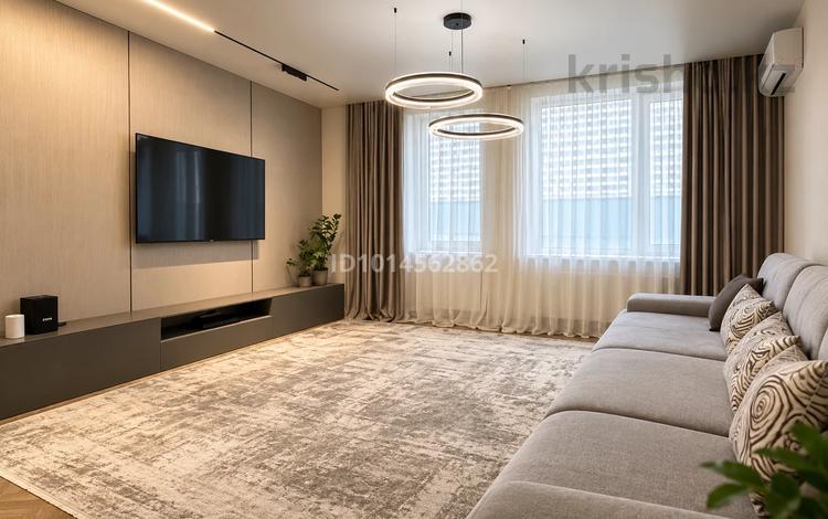 3-бөлмелі пәтер · 100 м² · 9/9 қабат, Тыныбаева 2, бағасы: 93 млн ₸ в Астане, Алматы р-н — фото 2