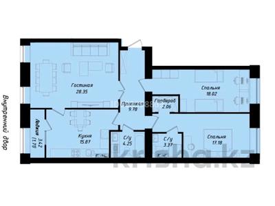 3-комнатная квартира, 100 м², 6/12 этаж, Бухар жырау, 29​ за 49 млн 〒 в Астане