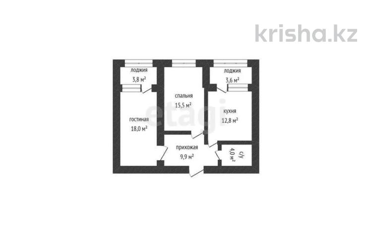 2-комнатная квартира, 64 м², 2/5 этаж, мкр. Алтын орда за ~ 18.5 млн 〒 в Актобе, мкр. Алтын орда — фото 2