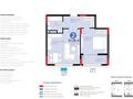 2-комнатная квартира · 51.28 м² · 3/9 этаж, Е-899 3 — ЛУЧШАЯ ЦЕНА за 41 млн ₸ в Астане, Нура р-н