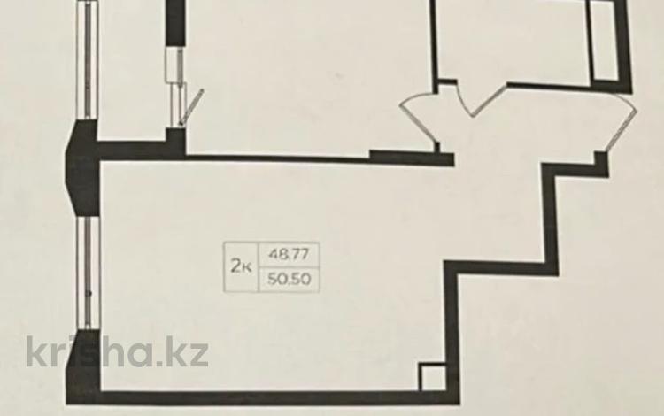 2-комнатная квартира · 51 м² · 14/16 этаж, Кошкарбаева 1 — Момышулы за 43.5 млн ₸ в Астане, Алматы р-н — фото 2