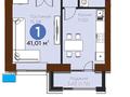 1-бөлмелі пәтер · 41 м² · 4/9 қабат, Е 915 12, бағасы: 28 млн ₸ в Астане, Есильский р-н — фото 8