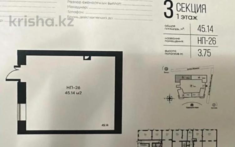 Еркін · 45.14 м², бағасы: 600 000 ₸ в Астане — фото 2