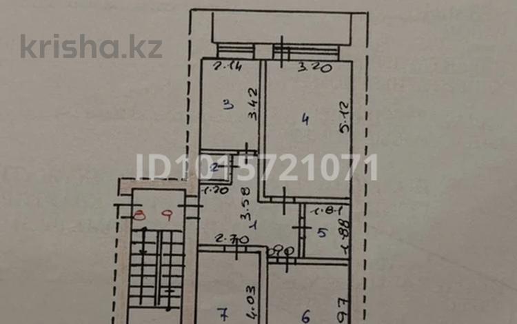 3-комнатная квартира · 57.4 м² · 3/3 этаж, Пришахтинск, Кемеровская 32 за 14 млн ₸ в Караганде, Алихана Бокейханова р-н — фото 2