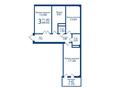 3-бөлмелі пәтер · 71.9 м², ​Микрорайон Оазис, участок 44, бағасы: ~ 22.4 млн ₸ в Караганде — фото 3