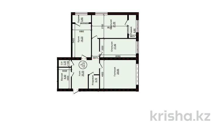 3-комнатная квартира, 122.31 м², 2/7 этаж, 41 микрорайон 2 за ~ 30 млн 〒 в Актау — фото 14