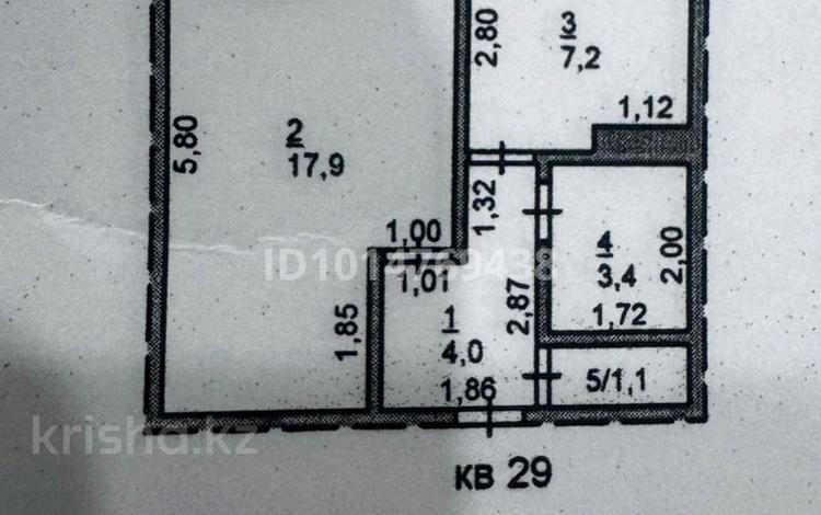 1-бөлмелі пәтер · 34.4 м² · 5/5 қабат, Беркимбаева 101/1, бағасы: 8 млн ₸ в Экибастузе — фото 2