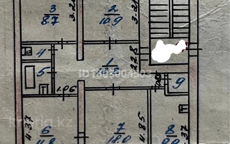 4-бөлмелі пәтер · 83 м² · 4 қабат, Баймагамбетова 168 — Городской акимат, бағасы: 31 млн ₸ в Костанае — фото 9