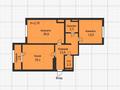 2-бөлмелі пәтер · 73 м² · 2/13 қабат, Ракымжан Кошкарбаев 68, бағасы: 31.7 млн ₸ в Астане, Сарайшык р-н — фото 2