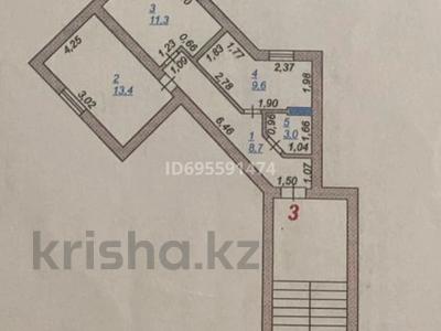 2-бөлмелі пәтер · 46 м² · 1/5 қабат, СМП 163 ш/а., СМП-163 5Б, бағасы: 13.5 млн ₸ в Атырау, мкр СМП 163