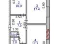 3-бөлмелі пәтер · 62.5 м² · 3/5 қабат, мкр Юго-Восток, Муканова 6, бағасы: 24 млн ₸ в Караганде, Казыбек би р-н — фото 18
