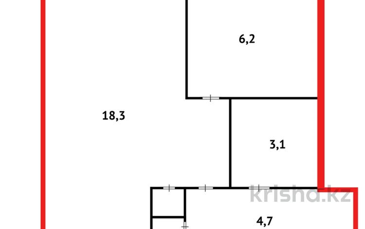 1-бөлмелі пәтер · 34 м² · 5/5 қабат, Абая, бағасы: 6 млн ₸ в Темиртау — фото 2