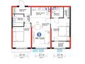 3-комнатная квартира · 68.12 м², Кайрат микрорайон 716/16 за ~ 47.3 млн ₸ в Алматы, Турксибский р-н — фото 3