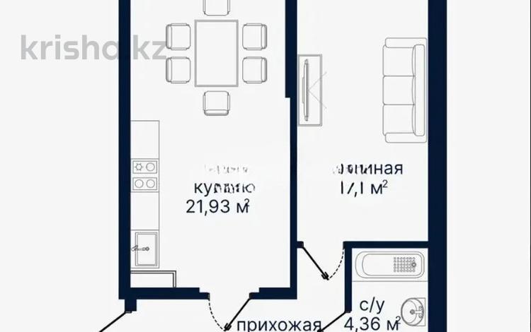 2-комнатная квартира · 54 м² · 8/9 этаж, Алатауская трасса за 28.5 млн ₸ в  — фото 9