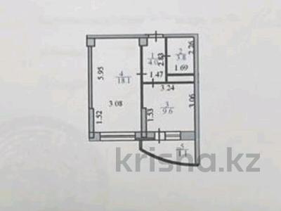 1-комнатная квартира · 36.6 м² · 9/14 этаж, Алматы 13 за 23 млн ₸ в Астане, Есильский р-н