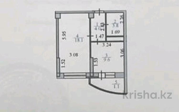 1-комнатная квартира · 36.6 м² · 9/14 этаж, Алматы 13 за 23 млн ₸ в Астане, Есильский р-н — фото 2
