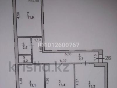 3-комнатная квартира · 70 м² · 4/4 этаж, Комсомольская 16 за 12 млн ₸ в Аксу
