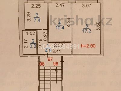 2-комнатная квартира, 44.5 м², 1/5 этаж, мкр Юго-Восток, Гапеева 11 — Супермаркет Самади, аптека Аманат за 17.5 млн 〒 в Караганде, Казыбек би р-н