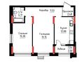 2-бөлмелі пәтер · 62.99 м², Чингиз Айтматов 24/4, бағасы: ~ 40 млн ₸ в Астане, Нура р-н — фото 3