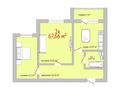 2-комнатная квартира, 67.69 м², 9/9 этаж, Назарбаева за ~ 17.6 млн 〒 в Костанае — фото 15