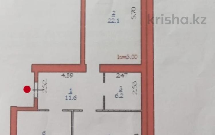 2-комнатная квартира · 76 м² · 5/9 этаж, мкр. Алтын орда, Мустафа Шокая за 22.9 млн 〒 в Актобе, мкр. Алтын орда — фото 2