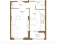 2-бөлмелі пәтер · 51.39 м² · 4/18 қабат, Достык 8/5 — СКИДКА -15%, бағасы: ~ 36.2 млн ₸ в Астане, Есильский р-н