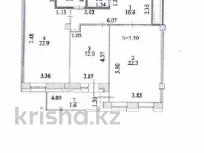 2-комнатная квартира · 75.2 м² · 5/7 этаж, Аманжолова 22а — Тауелсыздык за 54 млн ₸ в Астане, Сарайшык р-н